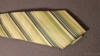 Kravaty - zelená, hnedá, žltá - 4