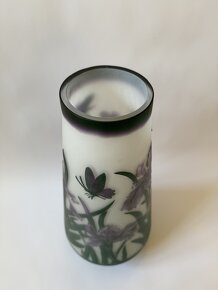 VÁZA VE STYLU ÉMILE GALLÉ - SKLO 44 cm - 4