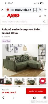 Rohová sedací souprava 260x 160 - 4