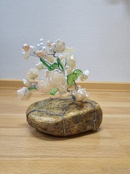 Strom života drátovaný na kameni - řemeslná ruční výroba - 4