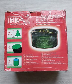 Stojan na vánoční stromek keramický - 4