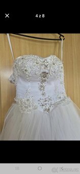 Svatební šaty 38-40 - 4