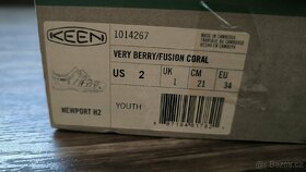 Dětské dívčí sandály Keen Newport velikost 34 jako nové - 4