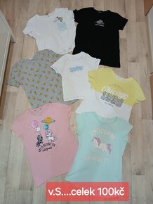Trička dívčí/dámské různé velikosti - 4