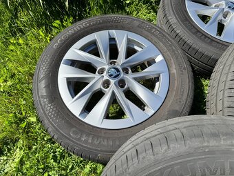 Stříbrná litá kola + letní pneu 185/65 R15 88H - 4