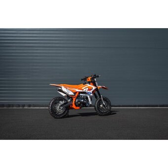 Pitbike Leramotors Thunder 70ccm, kola 10/10, orange - 4