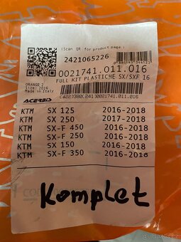 KTM exc ´17 – ´19 (sx ´16 - ´18)_Plasty, kryt motoru, Sedlo - 4