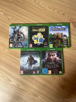 Xbox one x bez ovladače + 4 hry + MINECRAFT - 4