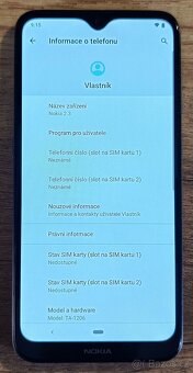 Nokia 2.3 2GB/32GB Dual SIM,TA-1206,Android 11,plně funkční - 4