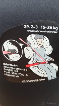 Prodám autosedačku Kiddy po jednom dítěti - 4