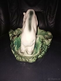 Popelník s medvědem. z.n Teplice V.20cm Š.21 cm - 4