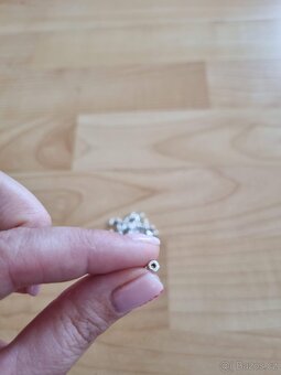 Kovové korálky - tunel hladký - 50 ks - 4