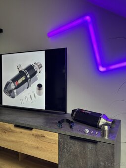 Sportovní koncovka výfuku Akrapovič 370 mm – 1 výstup - 4