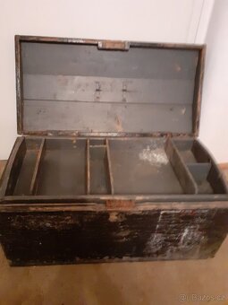 Starožitný vojenský kufr - 4