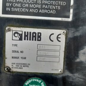 Hydraulická ruka Hiab 085 - 4