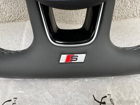 Audi sportovy perforovany volant sedy A3 A4 A5 S3 S4 S5 B9 - 4