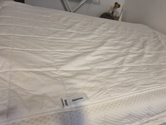 140x200cm skoro nová postel Ikea s matrací, roštem atd. - 4