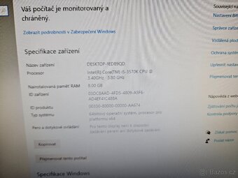 Herní pc i5-3570k 8gb ddr3 gtx 460 ssd 256gb lcd 22" GTA5 - 4