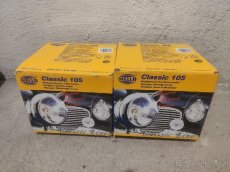 HELLA CLASSIC 105 chromové světlomety, nové - 4