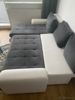 Rozkládací rohová sedačka TOKIO levá - 4