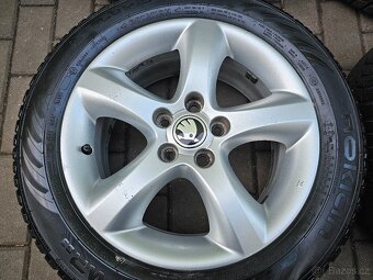 ALU kola zimní Škoda 5x100 Fabia II Roomster R15 - 4