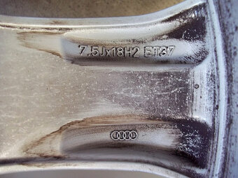18" kola alu disky AUDI + zimní pneumatiky CONTINENTAL - 4