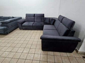 ROHOVÁ SEDACÍ SOUPRAVA -  ROZKLÁDACÍ - 4