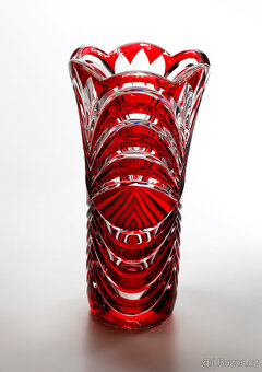 retro skleněná váza - 4