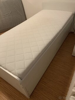 Postel, dvoulůžko, IKEA SLÄKT - 4