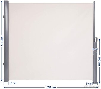 Boční markýza 200x350cm - 4