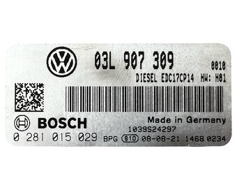 Řídící jednotka motoru 03L907309 CBBB VW Passat B6 r.v. 2009 - 4