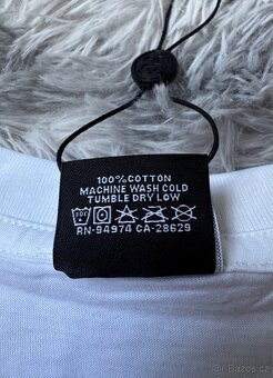 Stüssy bílé tričko reddice velikost M - 4