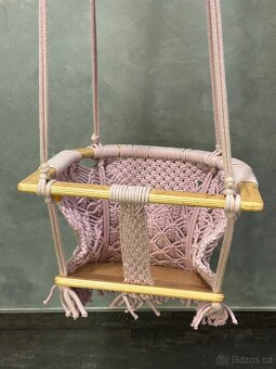 Exkluzivni rucne sita houpacka ADRE DESIGN pro holcicky - 4