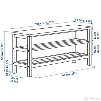 Botník IKEA lavice - 4