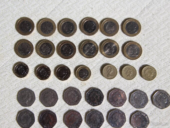 Prodám sbírku anglických mincí. - 4