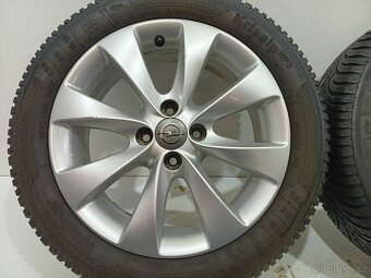 Zimní kola OPEL 4x100 R16 ET40 pneu 195/55/16/ - 4