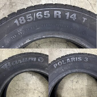 185/65/R14 zimní pneu 6,1mm , 2ks - 4