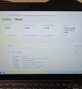 Dell Latitude 7390 dotyk + Thunderbolt - 4