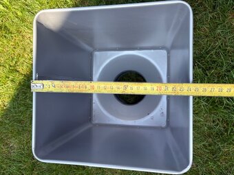 sběrný hranatý kotlík KJG odstín bílo-hliníková - 4