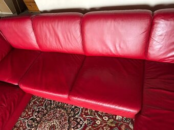 Kožená sedací souprava ve tvaru U, 3145 - 4