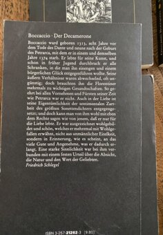 Boccaccio Dekameron v němčině - 4