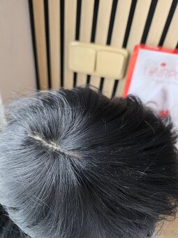 Černá značková paruka - 4