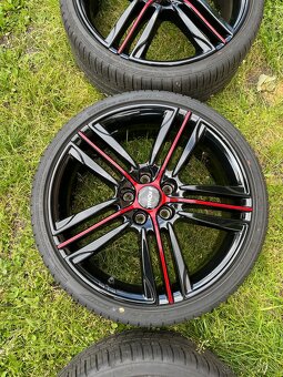 Prodám alu Ronal 5x112 r19 letní pneu 215/35/19 - 4
