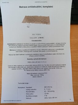 Antidekubitni matrace s kompresorem - 4