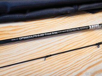PŘÍVLAČOVÝ PRUT DAIWA PROSTAFF TROUT AREA 662ULF-S 1,95 m / - 4