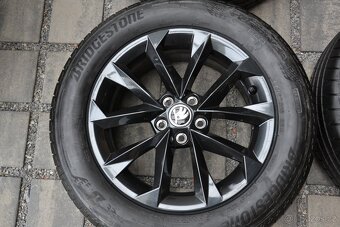 Š.Kamiq,Scala, VW Taigo – NOVÉ Alu + letní 205/60R16 Bridges - 4