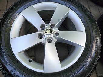 Kola alu zimní Škoda 5x112 Kodiaq R17 7J ET40 Tiguan 565 - 4