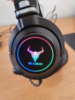KIKC Gaming sluchátka s mikrofonem - 4
