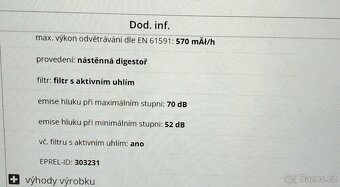 Digestoř Dieter Knoll-NOVÁ-80cm - 4