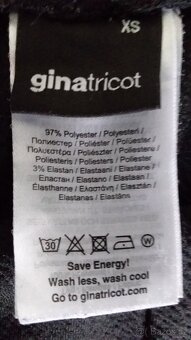 Černé dámské kalhoty vel. XS Gina Tricot - 4